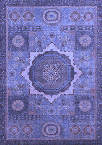 Oriental Blue Modern Rug, abs1476blu