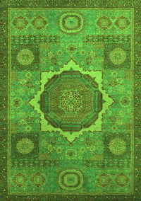 Oriental Green Modern Rug, abs1476grn