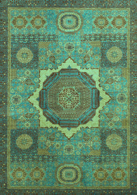 Oriental Turquoise Modern Rug, abs1476turq