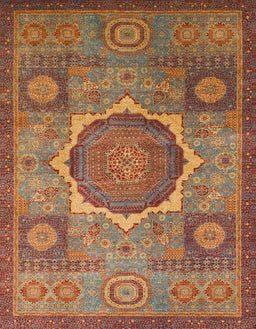 Abstract Red Oriental Rug, abs1476