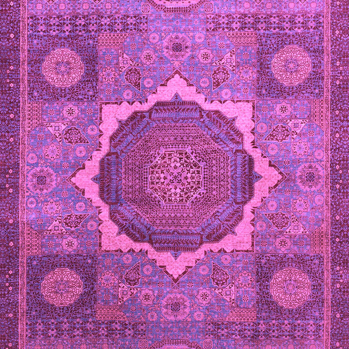 Machine Washable Oriental Purple Modern Area Rugs, wshabs1476pur