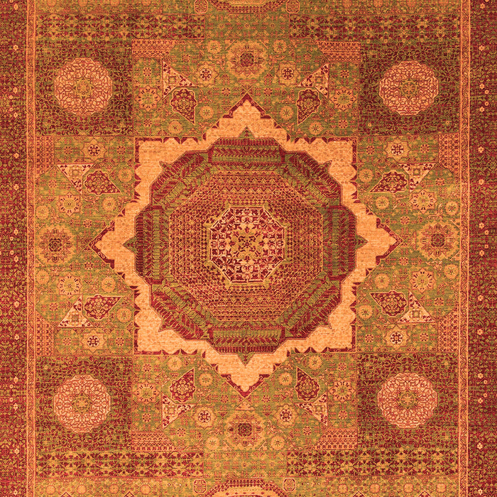 Oriental Orange Modern Rug, abs1476org