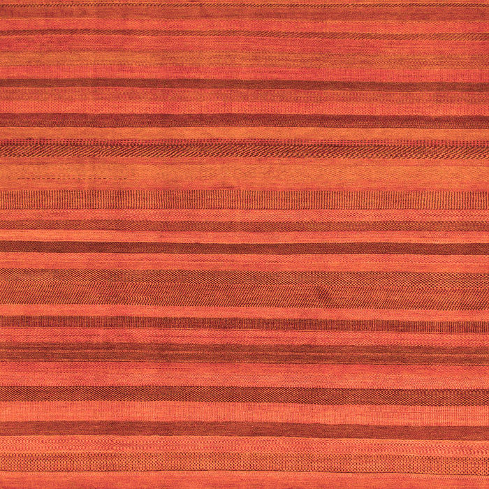 Square Oriental Orange Modern Rug, abs1477org