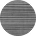 Round Oriental Gray Modern Rug, abs1477gry