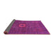 Sideview of Oriental Pink Modern Rug, abs1478pnk