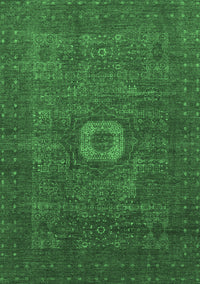 Oriental Emerald Green Modern Rug, abs1478emgrn