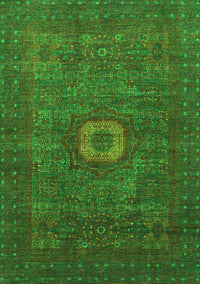 Oriental Green Modern Rug, abs1478grn