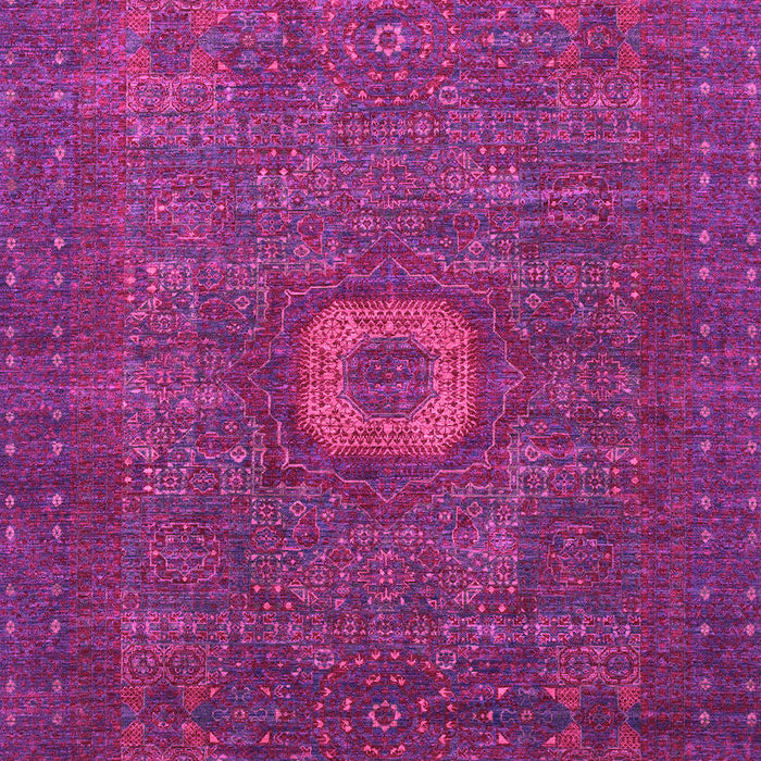 Machine Washable Oriental Pink Modern Rug, wshabs1478pnk