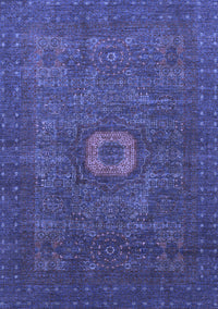 Oriental Blue Modern Rug, abs1478blu