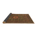 Sideview of Oriental Brown Modern Rug, abs1478brn