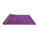 Sideview of Oriental Purple Modern Rug, abs1478pur