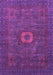 Machine Washable Oriental Purple Modern Area Rugs, wshabs1478pur