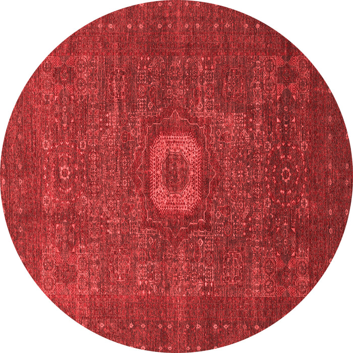Machine Washable Oriental Red Modern Rug, wshabs1478red