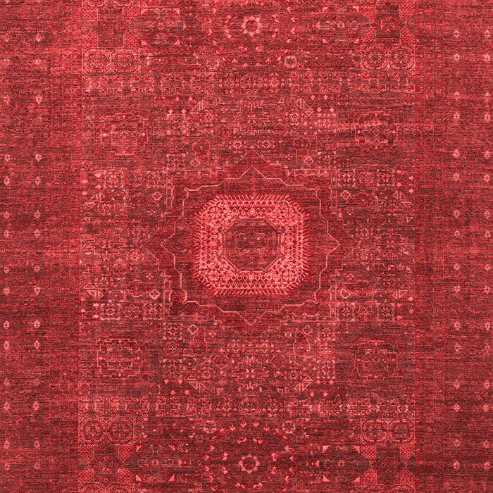 Machine Washable Oriental Red Modern Rug, wshabs1478red