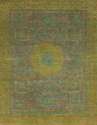 Machine Washable Abstract Oak Brown Rug, wshabs1479