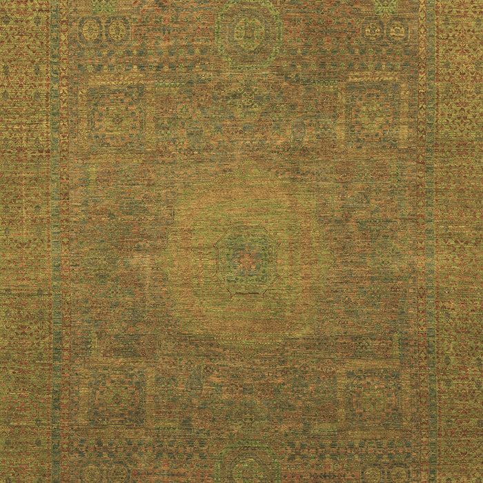 Machine Washable Oriental Brown Modern Rug, wshabs1479brn