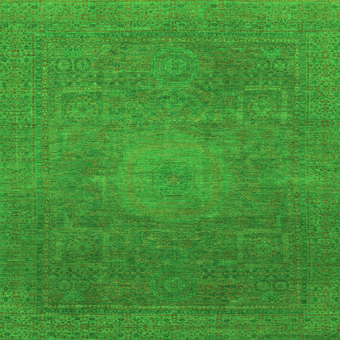 Square Oriental Green Modern Rug, abs1479grn