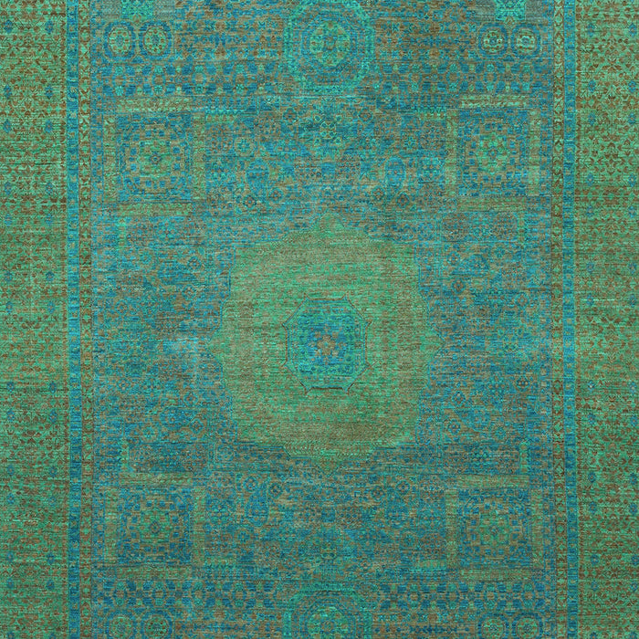 Oriental Light Blue Modern Rug, abs1479lblu