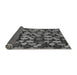 Sideview of Abstract Gray Modern Rug, abs147gry