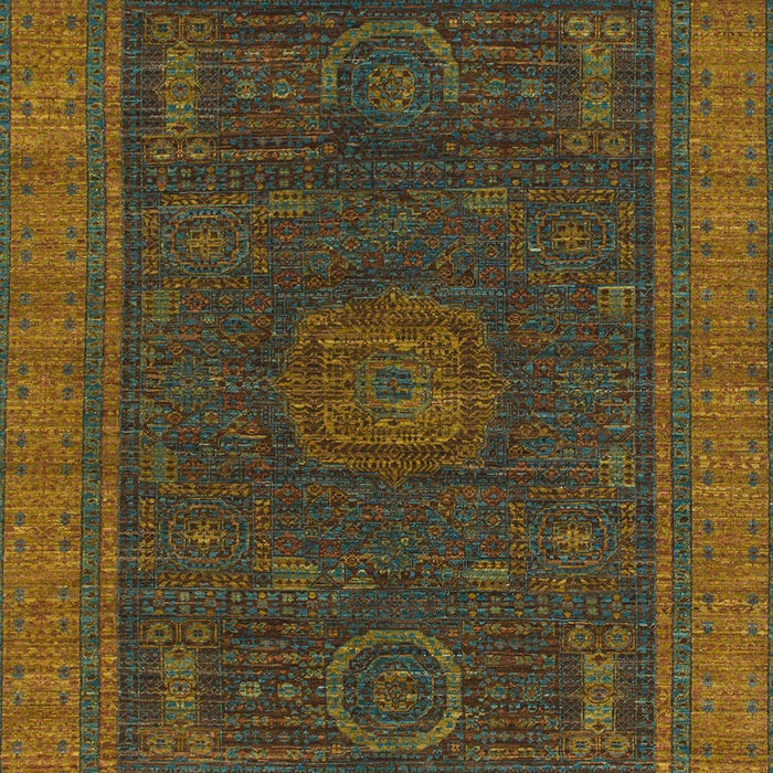 Machine Washable Abstract Sepia Brown Rug, wshabs1480