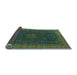 Sideview of Oriental Light Blue Modern Rug, abs1480lblu