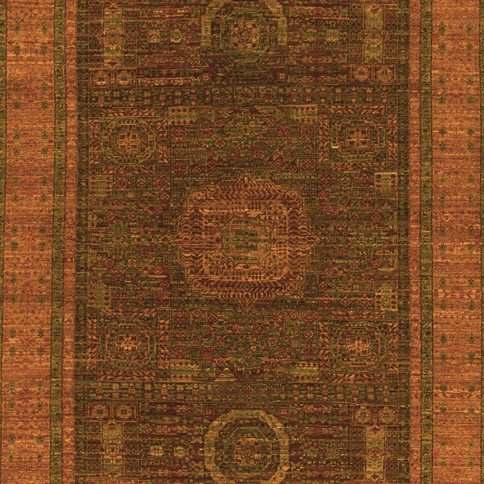Machine Washable Oriental Orange Modern Area Rugs, wshabs1480org