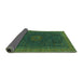 Sideview of Oriental Turquoise Modern Rug, abs1480turq