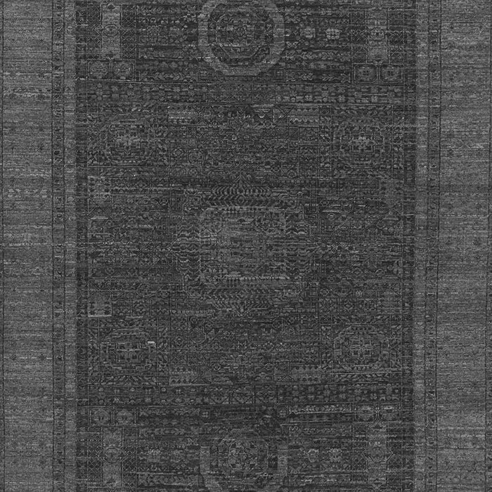 Machine Washable Oriental Gray Modern Rug, wshabs1480gry