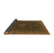 Sideview of Oriental Brown Modern Rug, abs1480brn