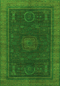 Oriental Green Modern Rug, abs1480grn