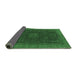 Sideview of Oriental Emerald Green Modern Rug, abs1480emgrn