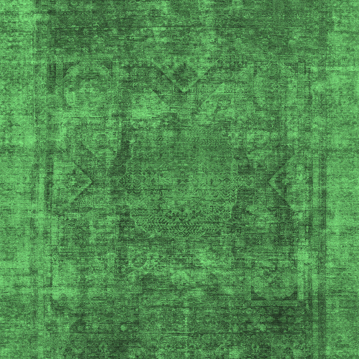 Oriental Emerald Green Modern Rug, abs1481emgrn