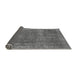 Sideview of Oriental Gray Modern Rug, abs1481gry