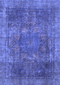 Oriental Blue Modern Rug, abs1481blu