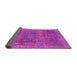 Sideview of Oriental Pink Modern Rug, abs1481pnk