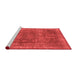 Modern Red Washable Rugs