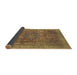 Sideview of Oriental Brown Modern Rug, abs1481brn