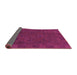 Sideview of Oriental Pink Modern Rug, abs1482pnk