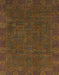 Abstract Reddish Brown Oriental Rug, abs1482