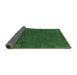 Sideview of Oriental Emerald Green Modern Rug, abs1482emgrn