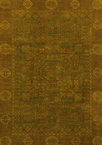 Oriental Yellow Modern Rug, abs1482yw