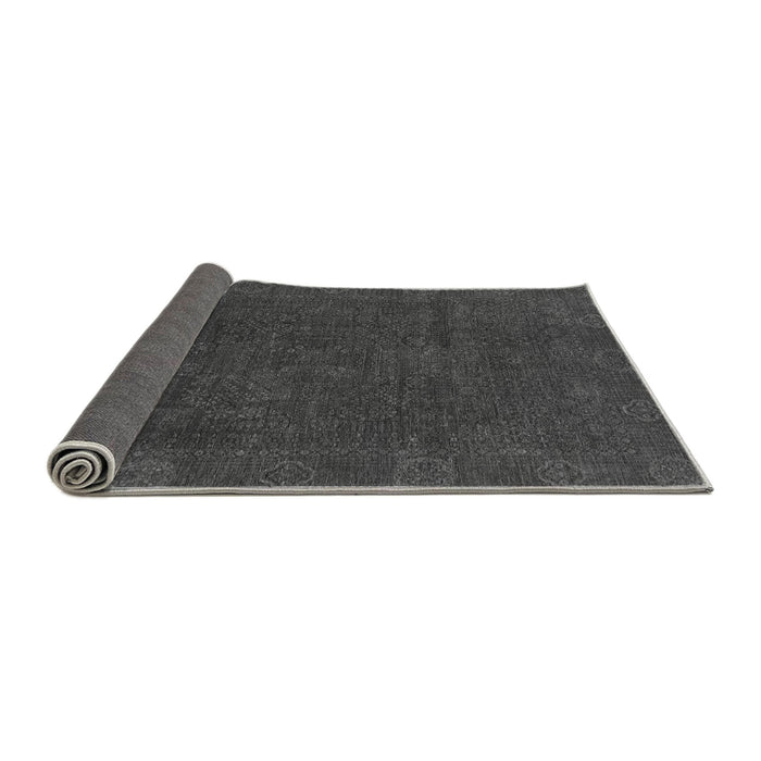 Sideview of Oriental Gray Modern Rug, abs1482gry