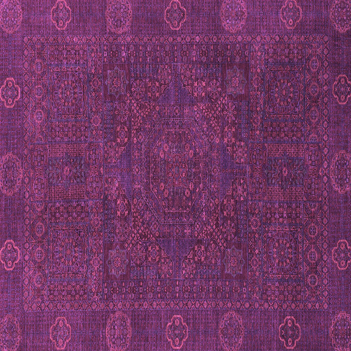 Square Machine Washable Oriental Purple Modern Area Rugs, wshabs1482pur