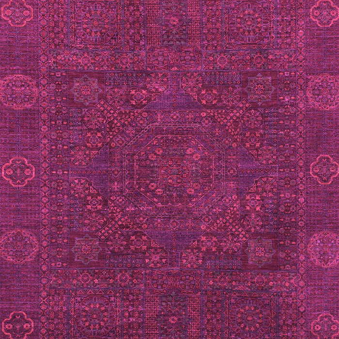 Machine Washable Oriental Pink Modern Rug, wshabs1482pnk