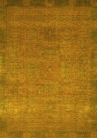 Oriental Yellow Modern Rug, abs1483yw