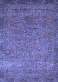 Oriental Blue Modern Rug, abs1483blu