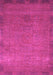 Machine Washable Oriental Pink Modern Rug, wshabs1483pnk