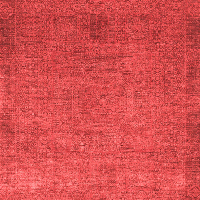 Machine Washable Oriental Red Modern Rug, wshabs1483red
