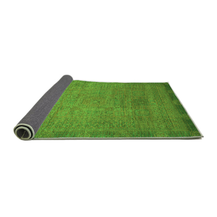 Sideview of Oriental Green Modern Rug, abs1483grn