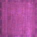 Square Oriental Purple Modern Rug, abs1483pur